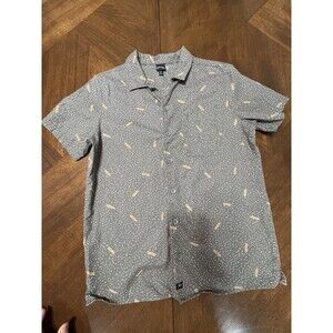 Art Class Boys XL  Short-Sleeve Button-Up Collared T-Shirt Skateboards